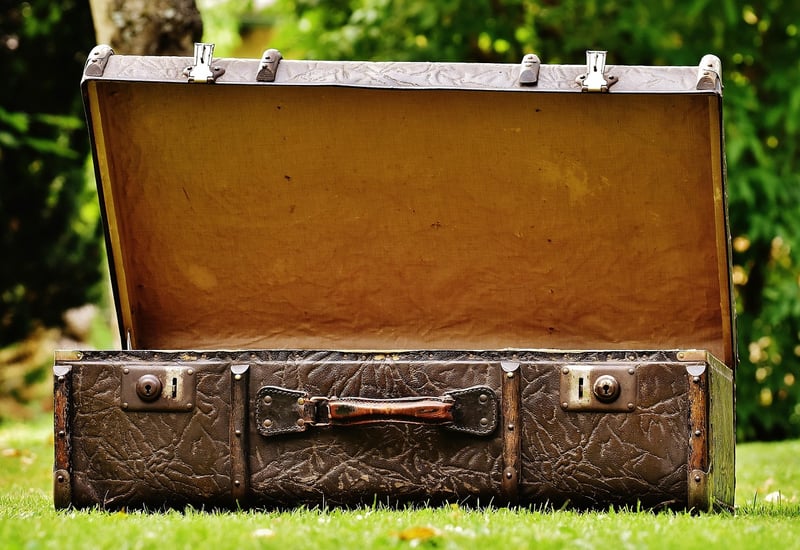 Packing suitcase